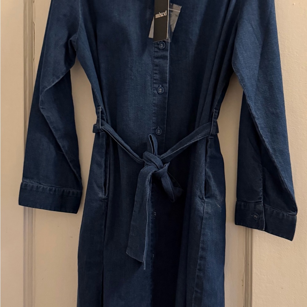 Women's Long Sleeve Denim Dress